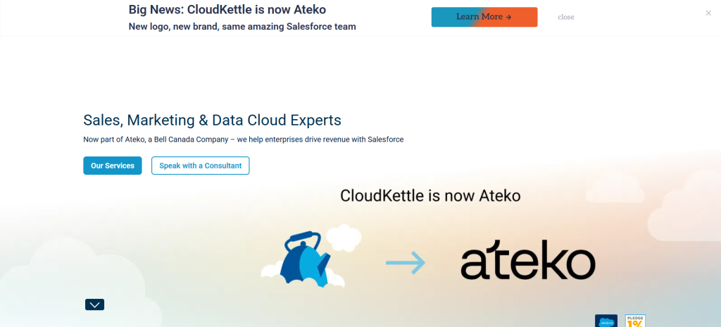 CloudKettle Top Canadian Salesforce Consulting Company