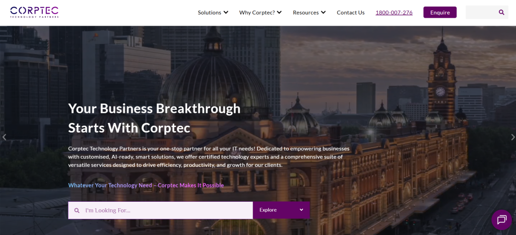 Corptec Technology Partners Best Salesforce Consulting Agency in Australia